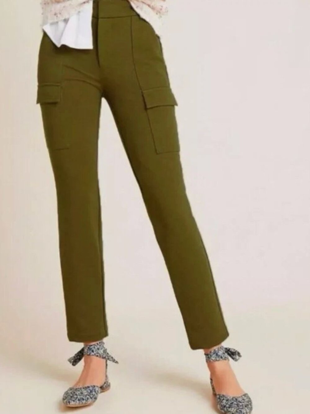 NWT Anthropologie Essential Slim Knit Cargo Size 6